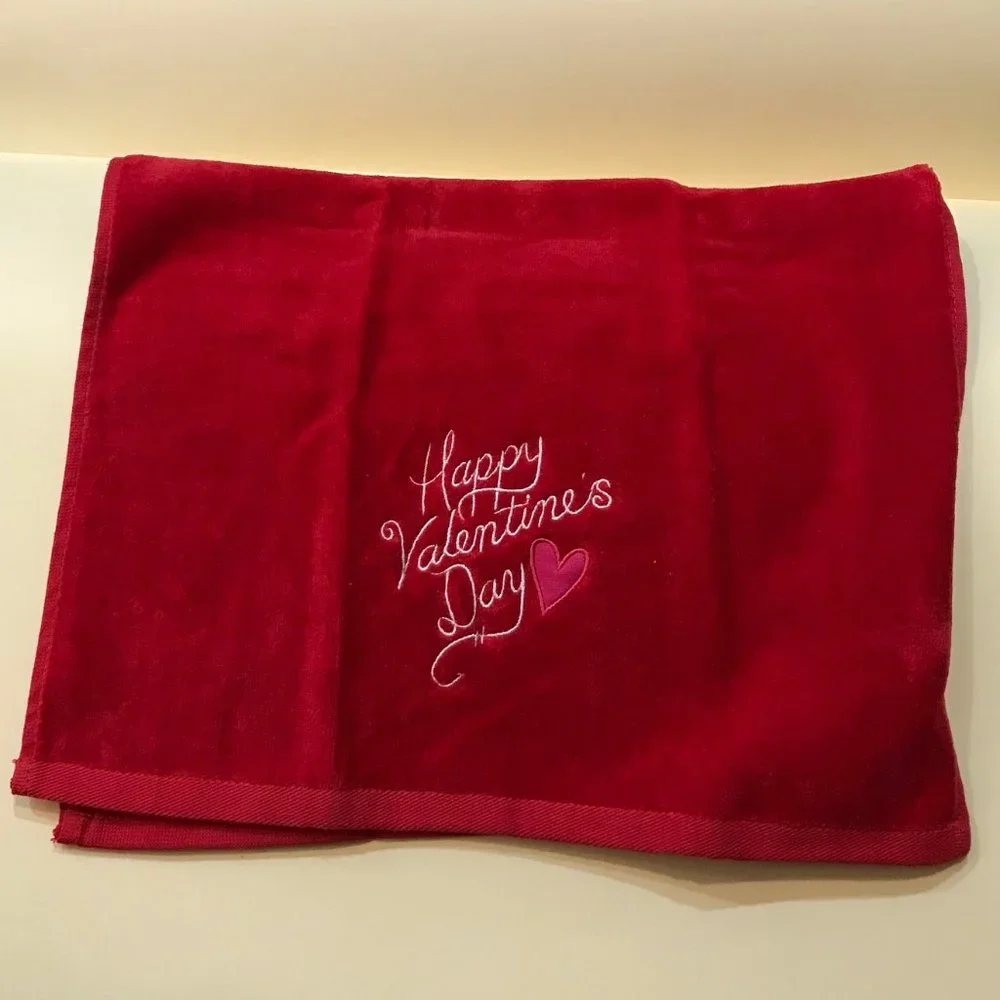 Valentine's Day Hand Towel NWOT